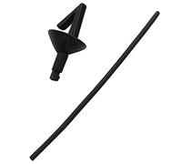 Chavisenty 20pcs Black Fishing Bait Hanger Impact Shield Bait Sea Fishing Rig Hooks Bait Holders Clip Fishing Accessory