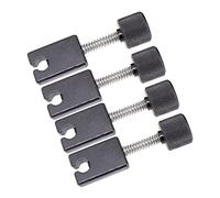 Chavisenty 4 Pcs Headless Bridge String Saddles Replacement Guitar Accessories for Headless Bass Bridge