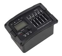 Chavisenty 5 Band Acoustic Guitar Preamp EQ Equalizer Classical Acoustic Guitar Amplifier Digital Blend Tuner Piezo Pickup Without Tail Pin