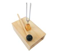 Chavisenty 512HZ Tuning Fork with Wooden Resonator for Sound Therapy, Yoga, and Relaxation