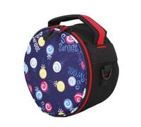 Chavisenty 6Inch Empty Hand Drum Bag Single Shoulder Backpack Colorful Sound Healing Drum Storage Bag