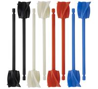 Chavisenty 8Pcs Resin Mixer Paddles, Epoxy Mixer Attachment for Powerful Mixing, Reusable Paint Mixer, Paint Stirrer Attachment