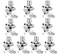 Chavisenty BPV-31 Piercing Tap Valve Kits BPV-31 Piercing Valve Line Tap Valve Kits Metal Adjustable for Air Conditioners HVAC 1/4 Inch,5/16 Inch,3/8 Inch Tubing
