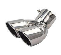 Chavisenty Stainless Steel Cover Decor for 3 Exhaust Muffler Tips Rear Tail Pipe Tip Tailpipe End Trim 2013-2018