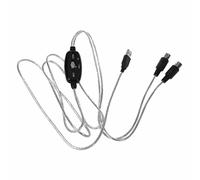 Chavisenty USB IN-OUT MIDI Cable Converter PC to Music Keyboard Adapter Cord