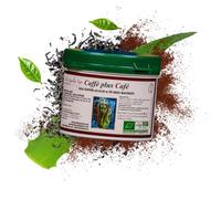 CHAY Coffee with Aloe and Tea - Gourmet Organic Arabica Single-Origin Coffee | Aloe Arborescens Aloe Code Formula | Pure Ceylon Black Tea | Natural, Draining Beverage - 150g