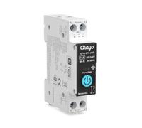 Chayo WLAN Smart Relay Switch DIN Rail, 25A/1P+N/ 240VAC/, Smart Life | Timer easy remote control via the app, smart home automation. With current measurement, compatible with Alexa & Google Home