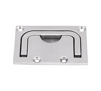 Chazcool Boat Hatch Handle Stainless Steel Boat Recessed Pull Handle, Boat Compartment Latch Trap Door Hinges, Cabinet Lift Trap Door Handle for Marine Yacht