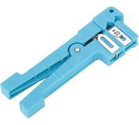CHB Blue Cable Peg Stripper Adjustable Blade Cutter Fibre Optic Coax Cat5 Cat6 UTP Power CATV Optical Fiber Blade Slitter Wire Jacket Hand Cutting Tool