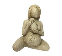 CHBDJY Pregnant Women Body Statue, Woman Postpartum Figure, Great Mother Sculpture for Home Decor, Baby Birth Process Memorial Statue, Collectible Gifts
