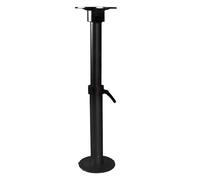 CHBMZ Adjustable RV Boat Table Pedestal, Detachable Aluminum Alloy RV Table Legs Stand Base, 45.3-74 cm/17.8-29 in Height Range, for Marine Pontoon Boat Yacht(Black)