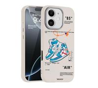 CHBSHENG Cool Design Phone Case for iPhone 11 Case for Boys Men Aesthetic Shockproof Basketball Sneaker Sports Designer Cases Compatible with iPhone 11 Beige