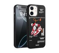 CHBSHENG Cool Design Phone Case for iPhone 11 Case for Boys Men Aesthetic Shockproof Basketball Sneaker Sports Designer Cases Compatible with iPhone 11 Black