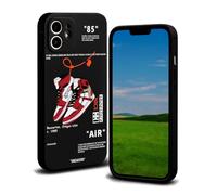 CHBSHENG Cool Design Phone Case for iPhone 12 Case for Boys Men Street Aesthetic Shockproof Basketball Sneaker Sports Designer Cases Compatible with iPhone 12 Black