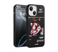 CHBSHENG Cool Design Phone Case for iPhone 13 Case for Boys Men Aesthetic Shockproof Basketball Sneaker Sports Designer Cases Compatible with iPhone 13 Black