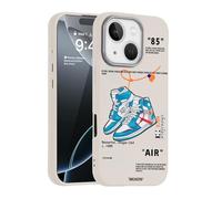CHBSHENG Cool Design Phone Case for iPhone 14 Plus Case for Boys Men Aesthetic Shockproof Basketball Sneaker Sports Designer Cases Compatible with iPhone 14 Plus Beige