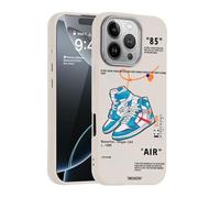 CHBSHENG Cool Design Phone Case for iPhone 14 Pro Max Case for Boys Men Aesthetic Shockproof Basketball Sneaker Sports Designer Cases Compatible with iPhone 14 Promax Beige
