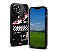 CHBSHENG Cool Design Phone Case for iPhone 15 Case for Boys Men Street Aesthetic Shockproof Basketball Sneaker Sports Designer Cases Compatible with iPhone 15 Black