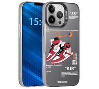 CHBSHENG Cool Design Phone Case for iPhone 15 Pro Max Case for Boys Men Aesthetic Shockproof Basketball Sneaker Sports Designer Cases Compatible with iPhone 15 Promax Red