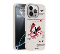 CHBSHENG Cool Design Phone Case for iPhone 16 Pro Max Case for Boys Men Aesthetic Shockproof Basketball Sneaker Sports Designer Cases Compatible with iPhone 16 Promax Beige