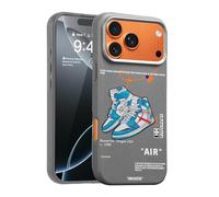 CHBSHENG Cool Design Phone Case for iPhone 17 Pro Case for Boys Men Aesthetic Shockproof Basketball Sneaker Sports Designer Cases Compatible with iPhone 17 Pro