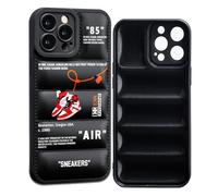 CHBSHENG Cool Mobile Phone Case for iPhone 15 Pro Max, for Boys and Men, Street Design, Aesthetic, Shockproof, Basketball Sneaker, Sports Designer Case Compatible with iPhone 15 Pro Max, Black