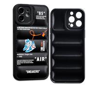 CHBSHENG Cool Phone Case for iPhone 12 Case for Boys Men Street Design Aesthetic Shockproof Basketball Sneaker Sports Designer Cases Compatible with iPhone 12 Black