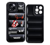 CHBSHENG Cool Phone Case for iPhone 13 Case for Boys Men Street Design Aesthetic Shockproof Basketball Sneaker Sports Designer Cases Compatible with iPhone 13 Black