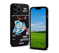 CHBSHENG Cool Phone Case for iPhone 13 Pro Case for Boys Men Street Design Aesthetic Shockproof Basketball Sneaker Sports Designer Cases Compatible with iPhone 13 Pro Black