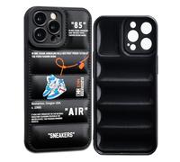 CHBSHENG Cool Phone Case for iPhone 15 Pro Case for Boys Men Street Design Aesthetic Shockproof Basketball Sneaker Sports Designer Cases Compatible with iPhone 15 Pro Black