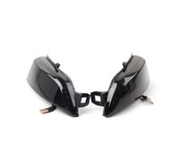 Chcuuk1 1pair ABS + PMMA Dynamic Side Rearview Mirror Indicator Light Marker Turn Signal Smoked Black for T6 for Wildtrak Lariat Everest for BT-50