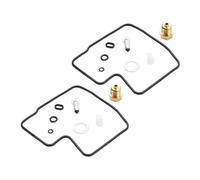 Chcuuk1 2 Sets Carburetor Carb Rebuild Repair Kit Rubber, Brass for NT 650 Hawk GT 88-1991