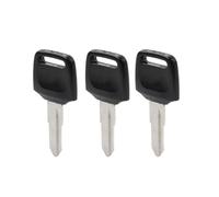 Chcuuk1 3Pcs Uncut Blade Blank Key Metal Left for DIO 56 57 Z4 125 SCR100 WH110 SCR WH 100 110 scooter 50CC Zoome