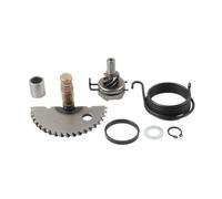 Chcuuk1 7Pcs Kick Start Kit Complete Gear Shaft Pinion Spring Steel Silver For 50cc 60cc 80cc 90cc Scooters Mopeds