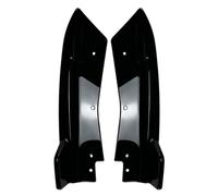 Chcuuk1 Auto Rear Bumper Lip Splitter, ABS Plastic Body Spoiler Canards, Fin Canard Sticker Protector for X3 G01 LCI M Sport 2022-2023 (For M Sport Model), Glossy Black