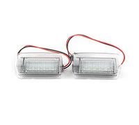 Chcuuk1 Clear Lens White LED Side Door Courtesy Welcome Light Lamp for Prius/Alphard/Camry/Crown, for ES350/LX570/RX300/RX400