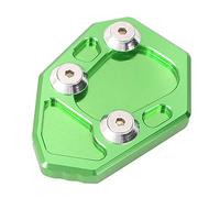 Chcuuk1 CNC Motorcycle Side Stand Kickstand Extension Foot Plate Pad for S1000RR 2010 2011 2012 2013 2014, Green