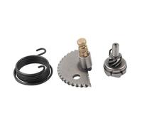 Chcuuk1 Kick Start Gear Shaft Complete Kit Spring Pinion Silver Steel For 50cc 60cc 90cc 80cc Scooters Mopeds for 4Pcs