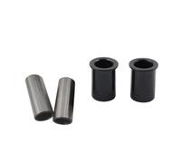 Chcuuk1 Motorbike Swing Arm Pivot Bush Bearings Seal Bushing Rear Swingarm 4pcs for YBR125 2000 2001 2002+ Rubber Black