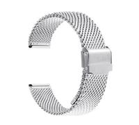CHCWR 1.0mm Milanese Mesh Strap 18mm 20mm 22mm 24mm Watch Band 3mm Thick Stainless Steel Wristband Universal Folding Buckle Bracelet Watchbands