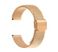 CHCWR 1.0mm Milanese Mesh Strap 18mm 20mm 22mm 24mm Watch Band 3mm Thick Stainless Steel Wristband Universal Folding Buckle Bracelet Watchbands