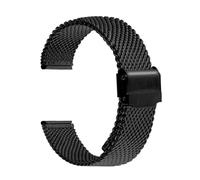 CHCWR 1.0mm Milanese Mesh Strap 18mm 20mm 22mm 24mm Watch Band 3mm Thick Stainless Steel Wristband Universal Folding Buckle Bracelet Watchbands