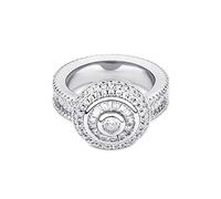 CHCWR 14K Gold Trapezoid Emerald Cut Mossanite Ring, Round Hip-Hop Vintage Ring, A Nod to Vintage with a Modern Twist,Dad Gifts