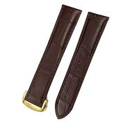 CHCWR 18mm 19mm 20mm 21mm 22mm Crocodile Cowhide Watch Band for Omega Seamaster 300 Speedmaster DE VILLE AT150 Bracelet