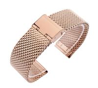 CHCWR 18mm 20mm 22mm 24mm Universal Milanese Replacement Wrist Belt Bracelet Stainless Steel Mesh Watch Strap Watchbands