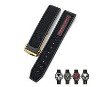 CHCWR 19mm 20mm 21mm 22mm Rubber Soft Watch Bands For Omega Speedmaster AT150 Seamaster 300 Seamaster Bracelet Strap