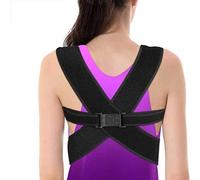 CHCWR 1Pcs Back-Up Posture Corrector Support Brace Shoulder Clavicle Support Thoracic Kyphosis Lower Upper(Large-L)