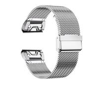 CHCWR 20/22/26mm Quick Fit Strap for Fenix 8 43 51mm 7s 7X 7 Pro Fenix 6s 6X 6 5s 5X 5Plus Tactix 7 Stainless Steel Band Forerunner 965 Watchbands