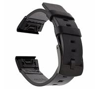 CHCWR 20 22 26mm Sport Leather Watchband Wriststrap For Fenix 6X 6 6S Pro 5X 5 5S Plus 3HR MK2 Easy Fit Quick Release Bracelet