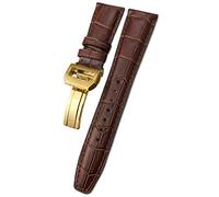 CHCWR 20mm 21mm 22mm Cowhide Watch Band Replacement for IWC Portugieser Porotfino Family 'S Watches Strap Folding Buckle